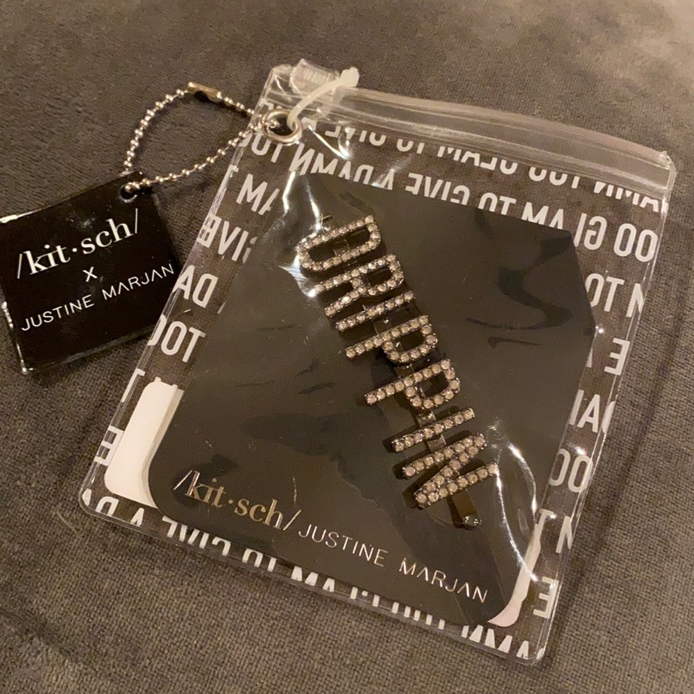~/Kit•sch/~ Large “DRIPPIN” Hairpin